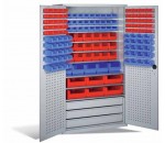 Armoire à bacs grand volume avec tiroirs, 1950x1100x535 mm - AVMD