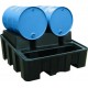 Bac de soutirage PE monobloc 450 litres 2 / 4 fûts