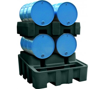 Achat Bac de soutirage PE monobloc 450 litres 2 / 4 fûts