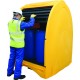 Box de rétention PE pour 4 fûts