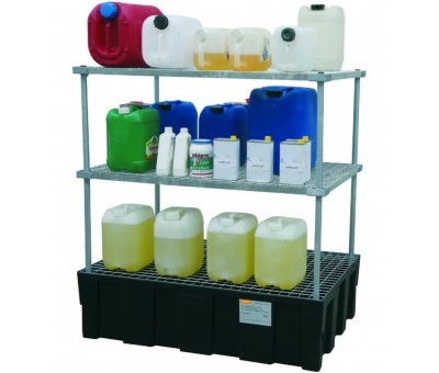 Rayonnage Euro-PE pour bidons et petits contenants