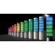 Colonne lumineuse LED paramétrable LA6 - Diamètre 60 mm