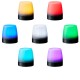 Balise lumineuse de signalisation multicolore compacte RGB série NE