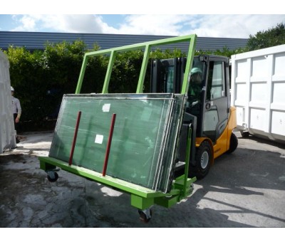 Comparateur Chevalet à fond ouvrant pour chariot élévateur SF
