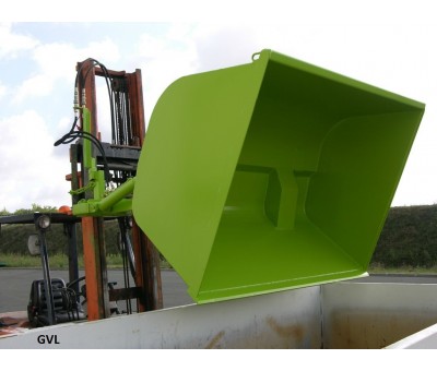 SAV Godet vrac hydraulique grand volume GVL, jusqu'à 3 m3