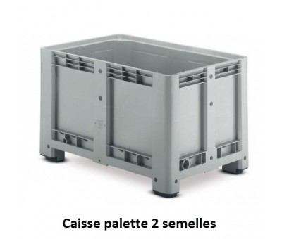 Caisse palette 2 semelles
