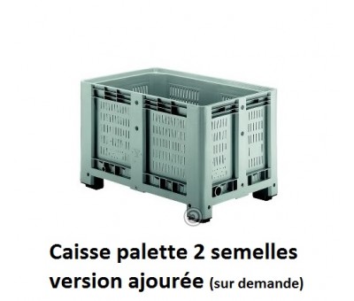 Achat Caisse palette 2 semelles