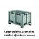 Achat Caisse palette 2 semelles