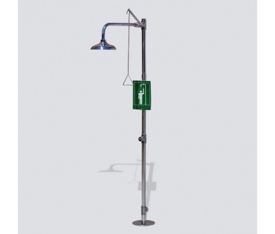 Douche de sécurité sur pied tout Inox, 1120 TI