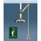 Douche de sécurité verticale de plafond, 1100