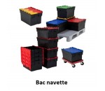 Bac navette gerbable emboitable - PROVOST