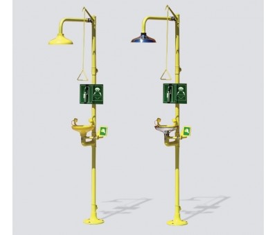 Combiné douche lave yeux de sécurité sur pied 4220 / 4220SS