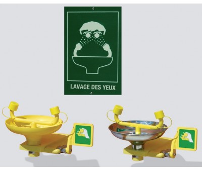 Achat Lave yeux mural avec vasque 2210 / 2210SS