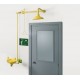 Combiné douche rince œil d'urgence passage de porte 4851 4852
