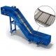 Transporteur à tapis métallique série lourde, T100