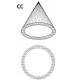 Vente Buse de pulvérisation à cône creux CC standard - laiton inox PVC (APSIS Technologies)