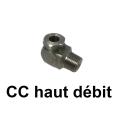 Buse de pulvérisation à cône creux CC haut débit - laiton inox PVC