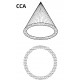 Achat Buse cône creux axiale CCA - laiton / inox 303 / inox 316 / PVC