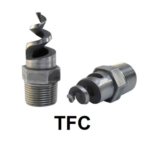 Buse de lavage à cône creux haut débit TFC - inox laiton pvc ptfe - APSIS Technologies