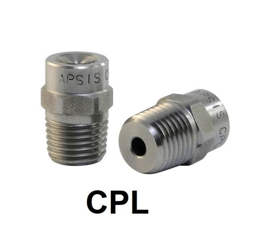 Buse de nettoyage cône plein à angle large CPL - laiton inox PVC - APSIS Technologies