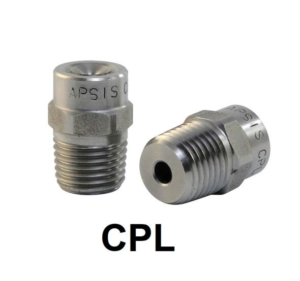 Buse de nettoyage cône plein à angle large CPL - laiton inox PVC