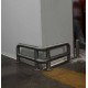 Poteau et barrière inox de protection anti choc