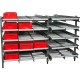 Rayonnage dynamique pour stockage de produits alimentaires