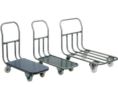Chariots plateforme inox AISI 304L