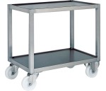 Chariot desserte 2 niveaux inox AISI 304L - SCHWEYER