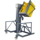 Elévateur videur inox pour caisse palette et conteneur jusqu'à 750 kg, L75 et L50