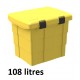 Coffre plastique verrouillable 108 litres, BACSPB108