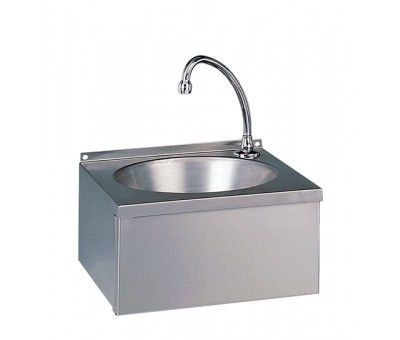 Achat Lave main inox à cuve ronde, commande au genou