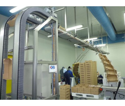 Achat Convoyeur aérien pour caisse carton d'emballage