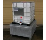 Bac métallique de rétention 1000 litres - MDM MASSE DIFFUSION MANUTENTION