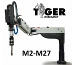 Bras taraudeur électrique TIGER, M2 à M27 (M33) - SAPHY-PMER