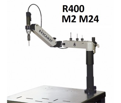 Bras taraudeur pneumatique R400, M2 à M24 (M27)