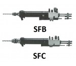 Unités de perçage pneumatiques compactes, types SF - SAPHY-PMER