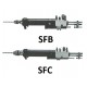 Unités de perçage pneumatiques compactes, types SF