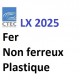 Nettoyant pour pièces mécaniques en fer, non ferreuses ou plastique, LX 2025