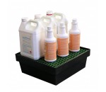 Bac de rétention petits contenants 18 litres - MDM MASSE DIFFUSION MANUTENTION