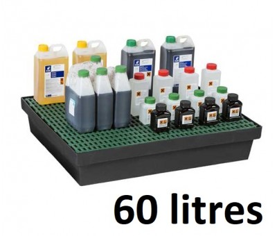 Bac de rétention de laboratoire 60 litres