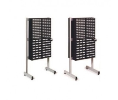 Rack pour bacs de stockage ESD simple ou double face