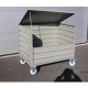 Achat Chariot caisse tôlé avec couvercle et demie porte