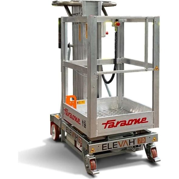 Nacelle aluminium manuelle Pocketlev Elevah 70, jusqu'à 7 mètres