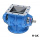 Ecluse pneumatique produits abrasifs, colmatants H AX