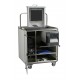 Chariot informatique mobile en inox Loginox
