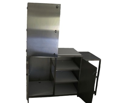 Mobilier informatique inox pour agroalimentaire