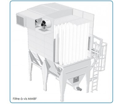 Vente Dépoussiéreur modulaire industriel MMBF 41 à 612 m² (KONGSKILDE INDUSTRIES)