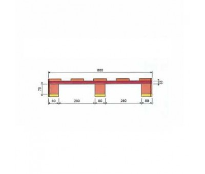 Vente Palette bois demi lourde 800x1200 neuve (PLANETPAL)