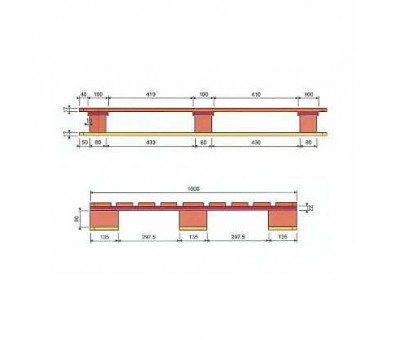 Vente Palette CP1 1000 x 1200 (PLANETPAL)